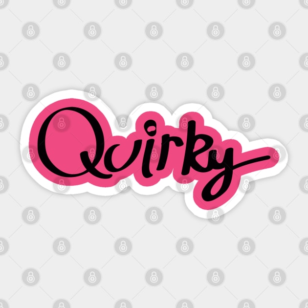 Quirky Sticker by Sarah Butler